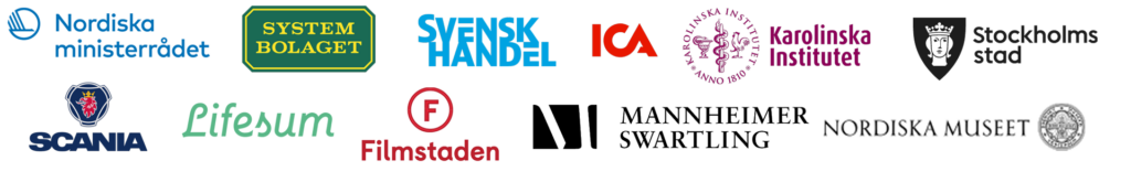 logotyper av kunderna som jag har fotat åt